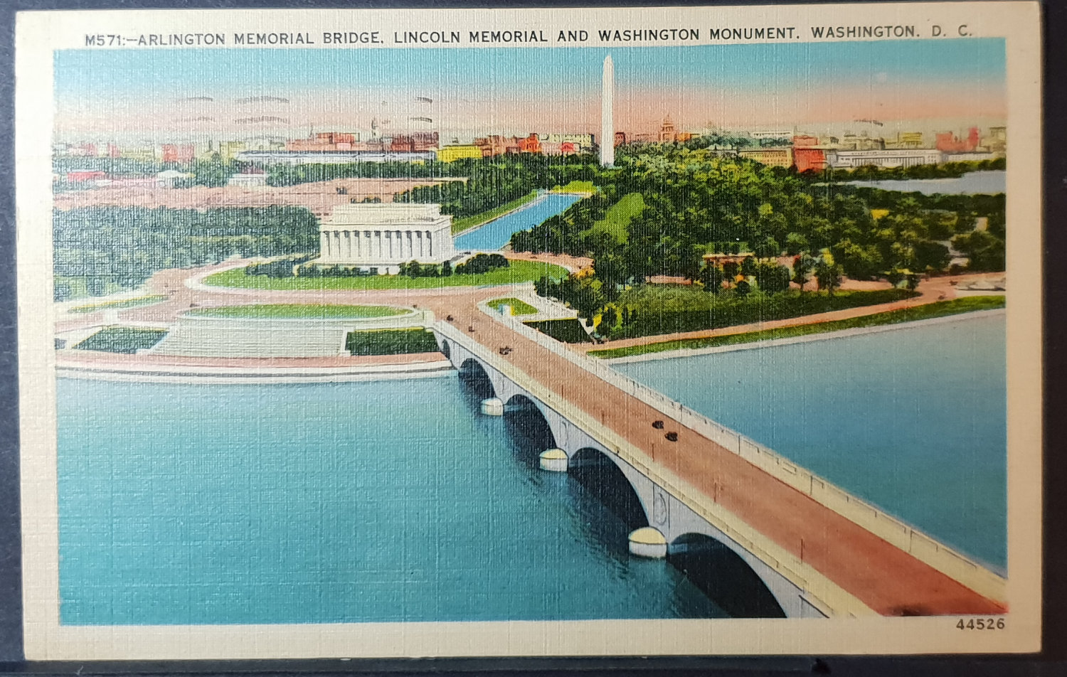 (image for) postcard USA - DC - District of Columbia #0010